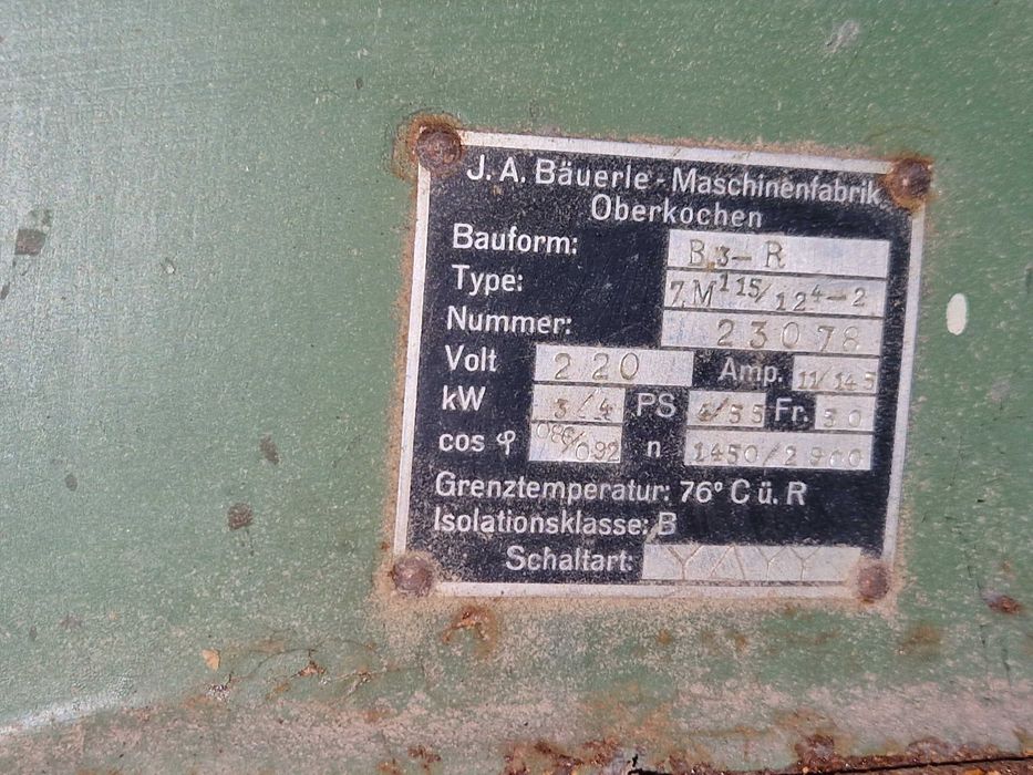 Frezarka BAUERLE B3-R ZM 115/124-2