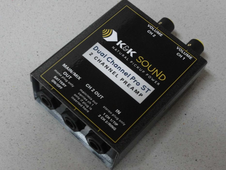 K&K Dual Channel Pro Preamp Stereo - Made in USA