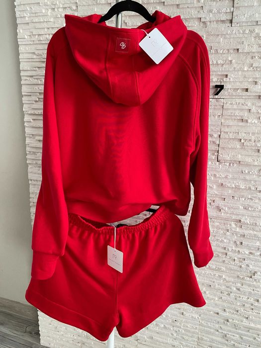Project Runawy lemonada nowy set dres red bluza zip spodenki