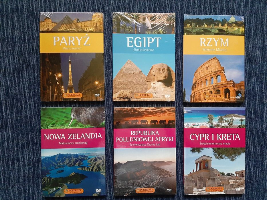 Podróże Twoich Marzeń DVD   zestaw 9 sztuk