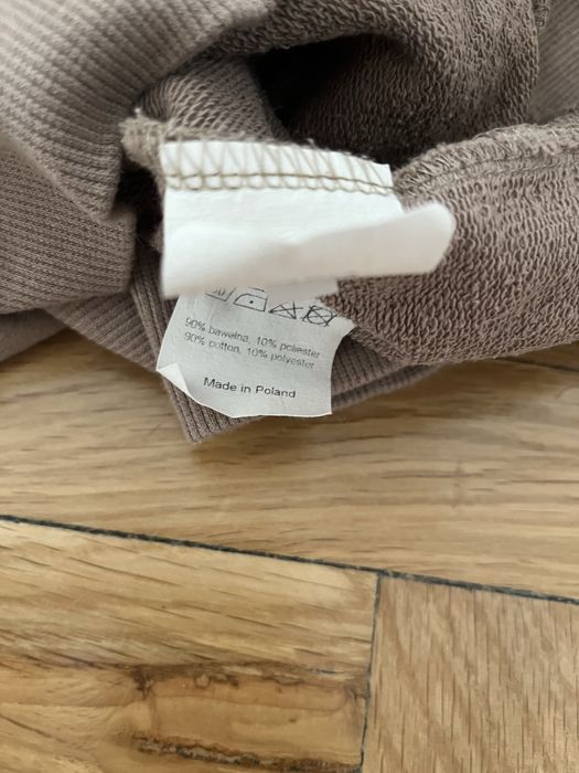 Bluza z kapturem Wasalaa roz.S oversize taupe