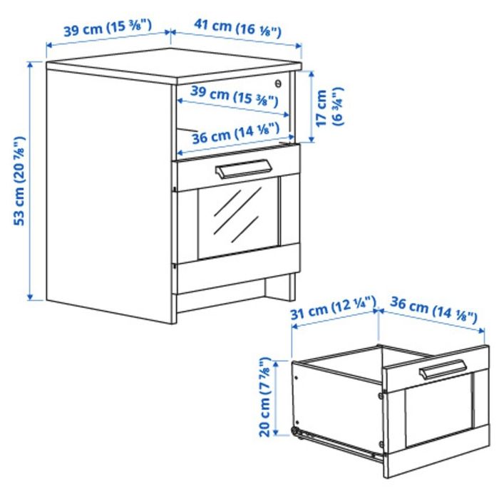 Cama de casal e colchão. Mais mesa de cabeceira.