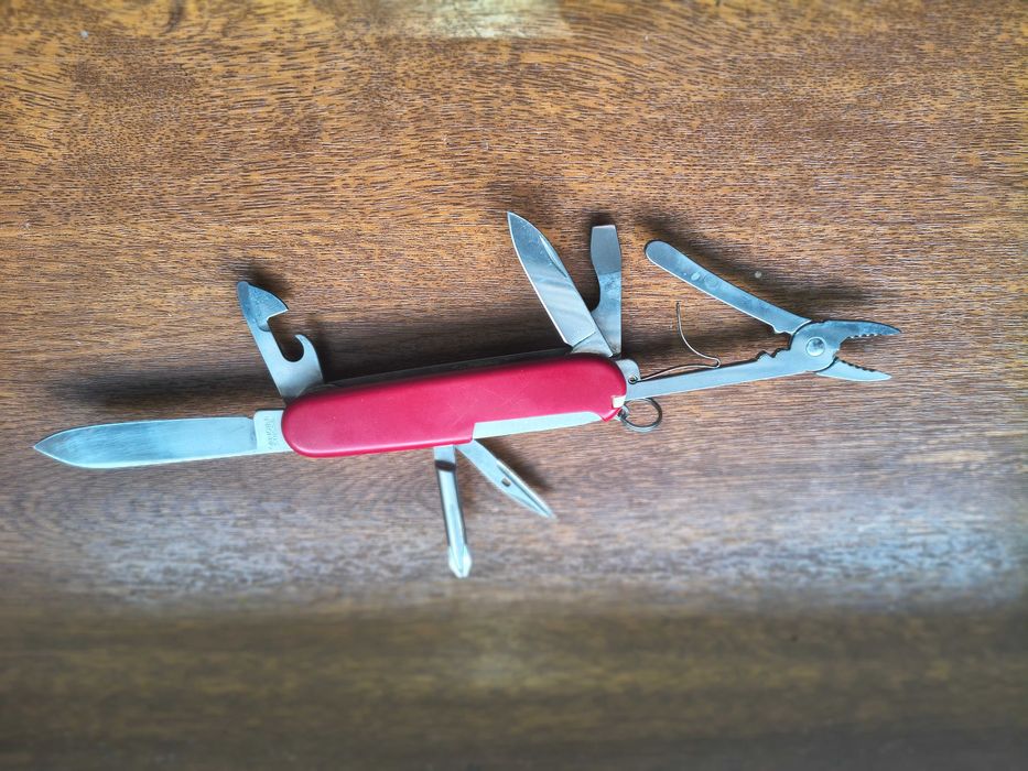 Scyzoryk Victorinox Mechanic 91mm czerwony ładny noż kombinerki =