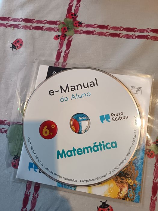cd  rom   dvd manual do  aluno 6 ano matemática