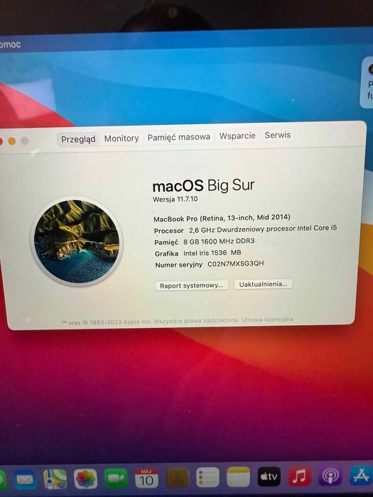 Apple MacBook Pro 13 A1502 Retina Mid 2014 i5 2,6Ghz 8GB RAM 128GB SSD