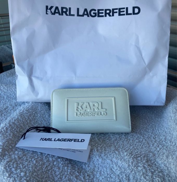 Carteira karl Lagerfeld branca