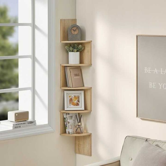 NOWY !! Regał narożny 5 półek, 126 cm wysokości