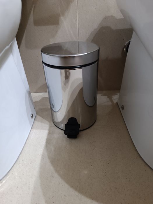 Oferta de Balde lixo extra na compra de WC Brabantia aço inoxidável 3