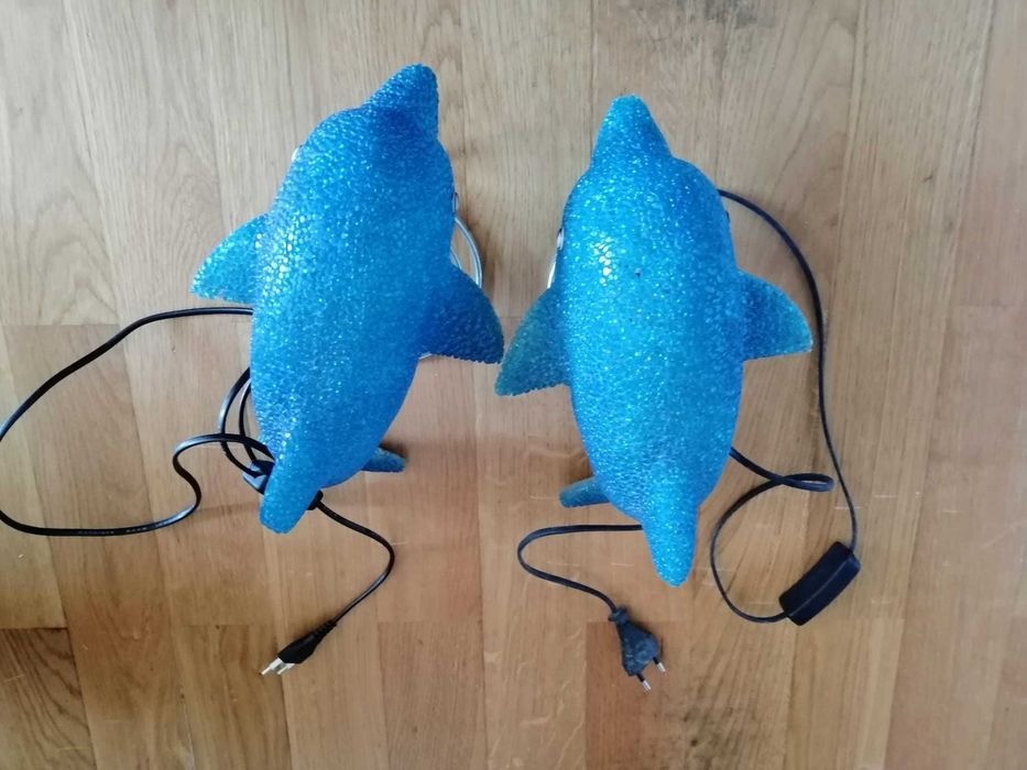 Candeeiros em forma de Golfinho