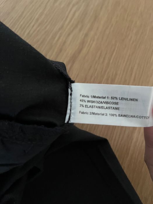 Męskie Lniane spodnie Carry 38/34