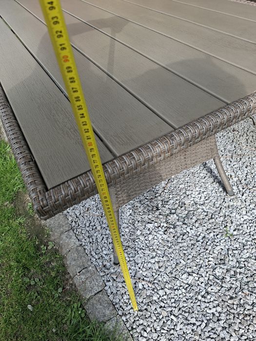 Stół ogrodowy, na taras, technorattan