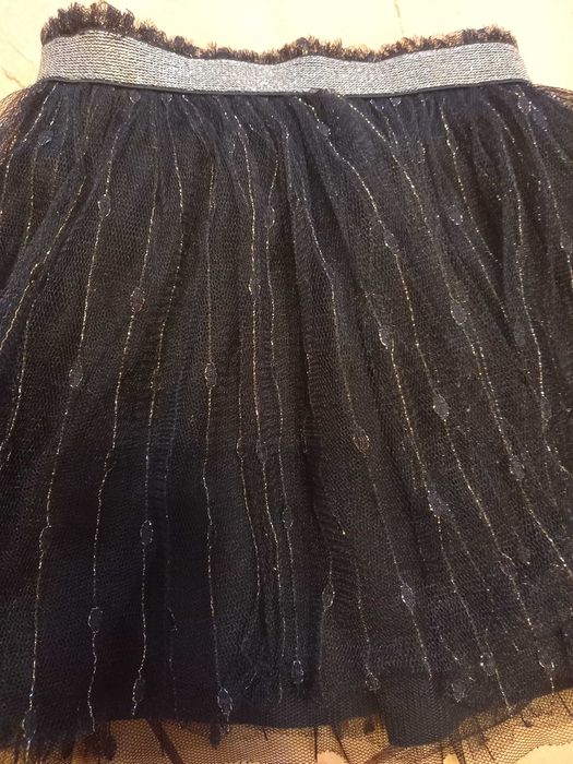 Spodnica granat i czarna 92 2/3 lata eleganckie