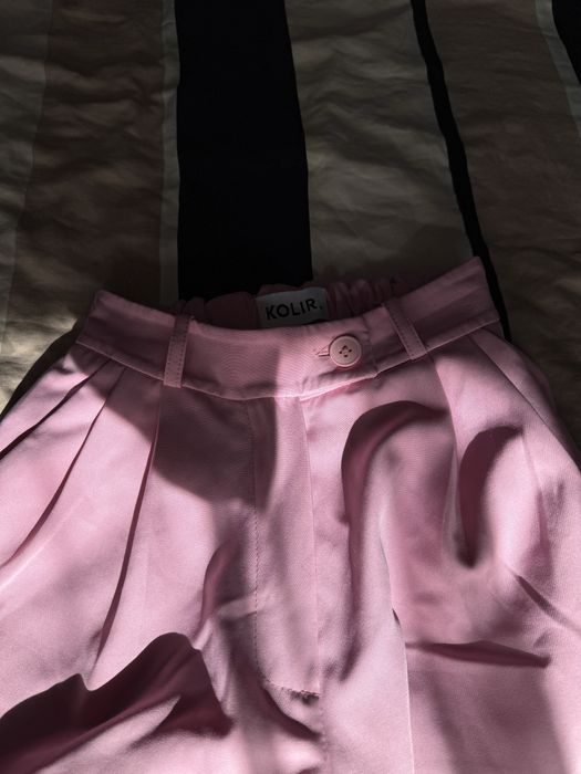 Класичні штани рожеві