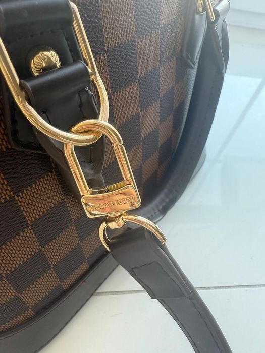 Torebka louis vuitton LV neverfull do ręki brazowa z paskiem