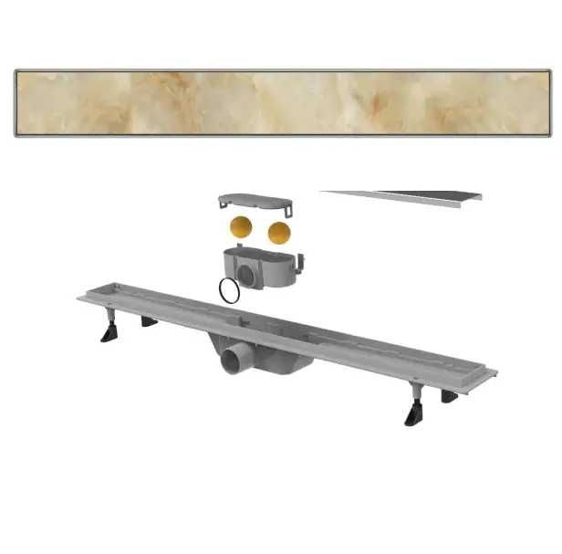 90-22-701 Volle Лінійний трап Душовий лоток 70см з решіткою під плитку