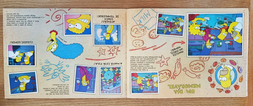 Caderneta de cromos Os Simpsons - PANINI
