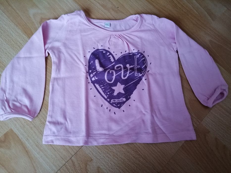 Różowa bluzeczka love mum 68