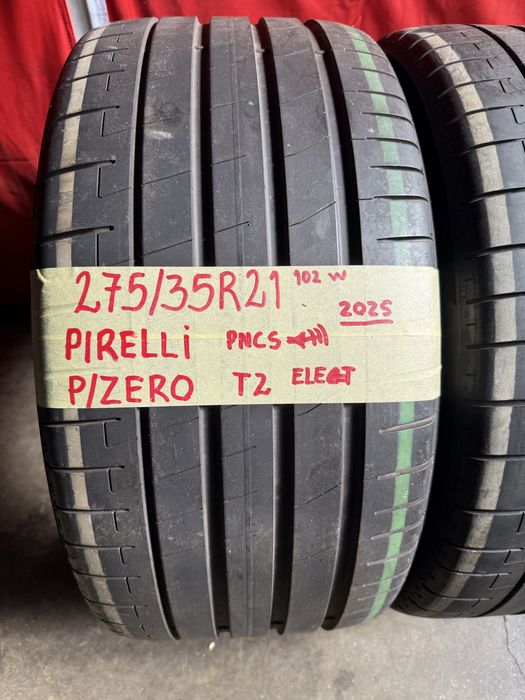 Pneus 275/35/21 Pirelli P/Zero  Homolgacao Tesla como novos