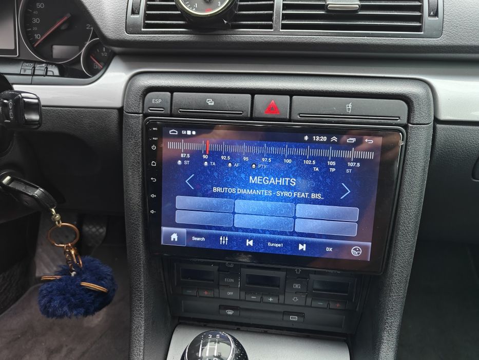 Rádio 2 DIN Audi A4 (2000 a 2009) + Android + GPS + carplay  /B6/B7