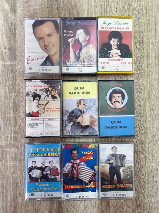 Cassetes Fado e Música Popular Portuguesa