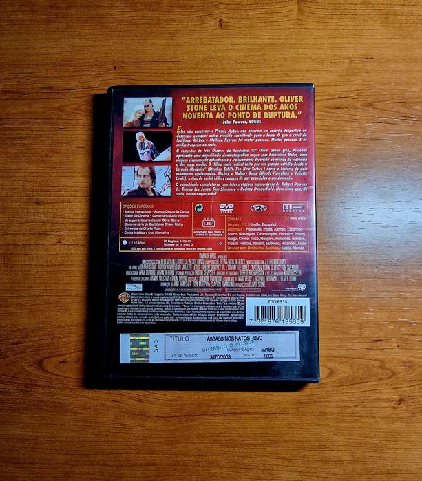 ASSASSINOS NATO (Oliver Stone) Woody Harrelson/Juliette Lewis/Tommy L