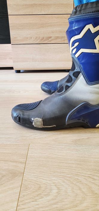 Мотоботи Alpinestars Supertech (розмір 43) під ремонт / відновлення