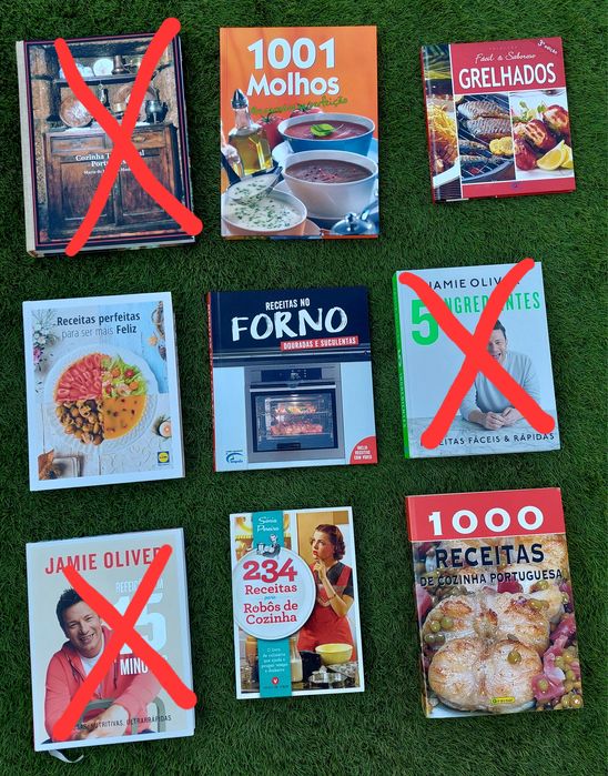 Livros de receitas diversos