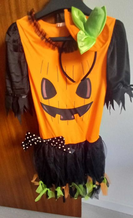 Fato de Halloween Abóbora 7 - 9 anos