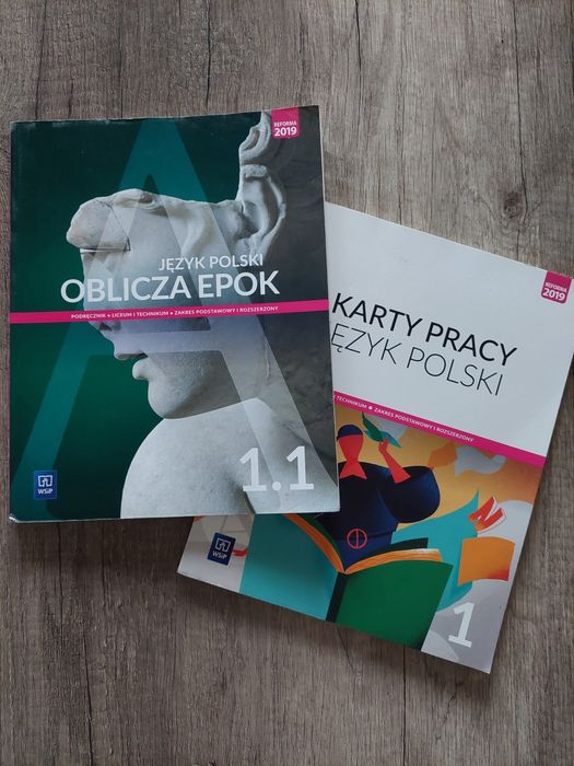 Oblicza Epok 1.1 WSiP reforma 2019 j.polski podręcznik + karty pracy