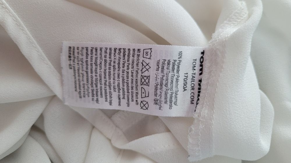 Biała przezroczysta koszula Tom Tailor rozm. M