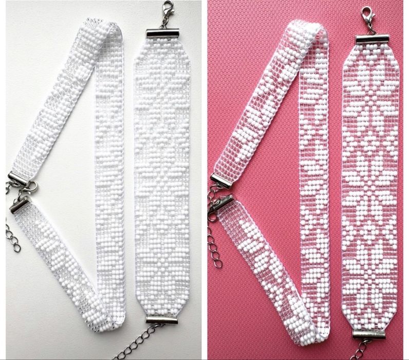 Чокери, браслети, набори з чеського бісеру