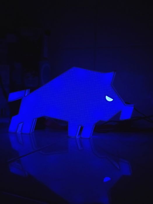 Big lampka wk dzik rgb