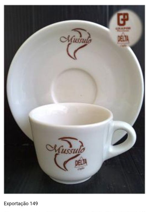 Chávenas de Café marca Delta (Tema Exportação)