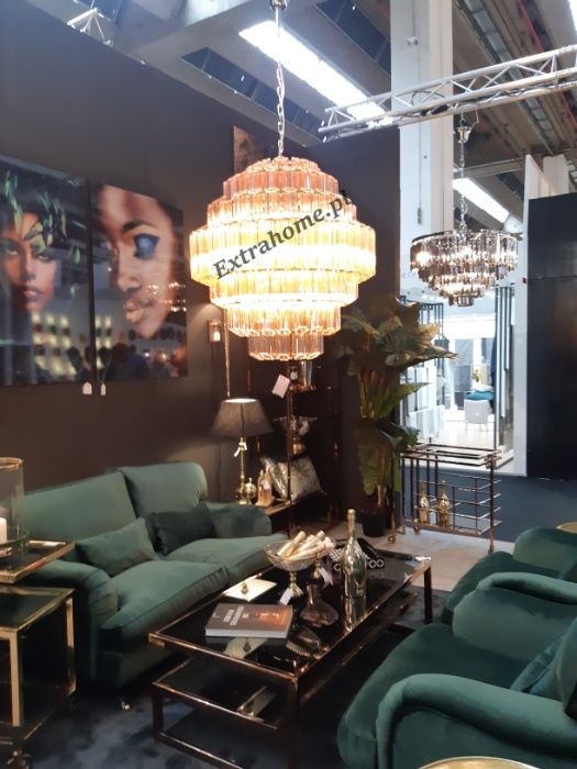 Kryształowy żyrandol w stylu GLAMOUR Vittoria H67x67cm