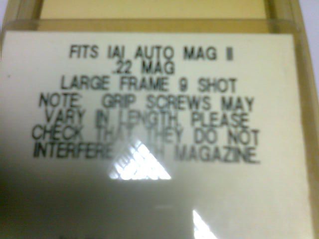 Platinas novas Pachmayr para AMT, liquidação