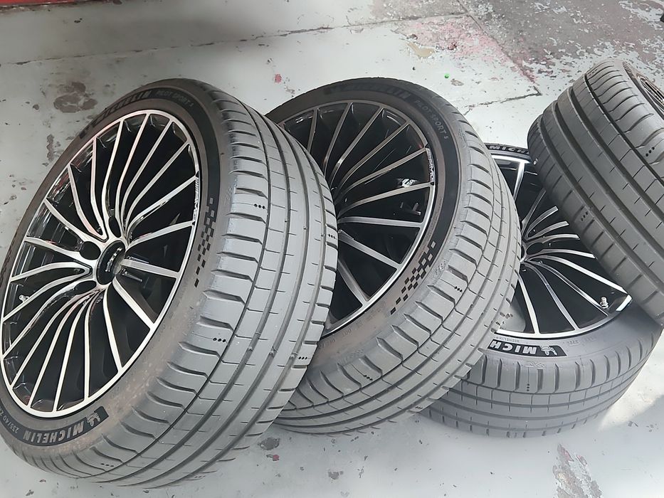 Jantes 18" Estilo AMG Look New Turbine + Pneus Michelin Pilot Sport 5 + Sensores TPMS (Como Novas)
