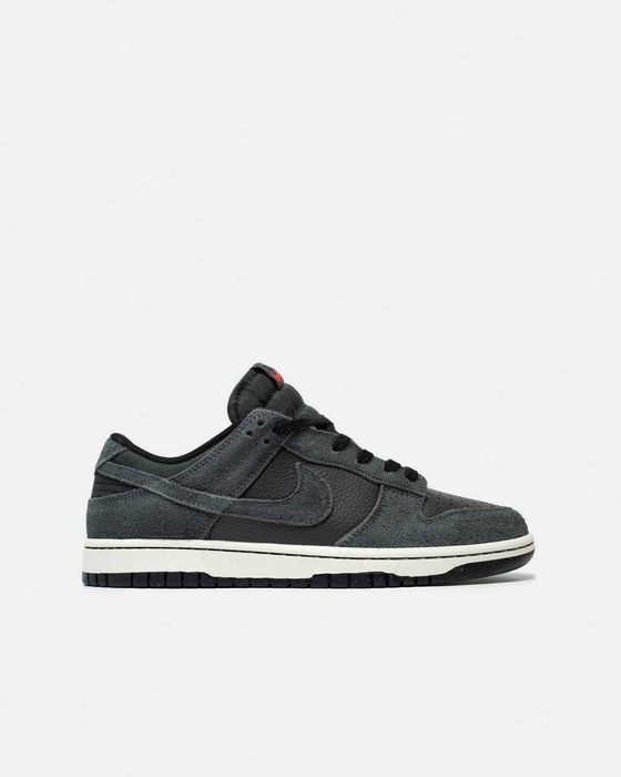 Кросівки Nike Dunk Low PRM Medium Ash and Black premium | Кроссовки Найк чоловічі жіночі