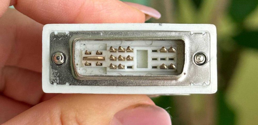 адаптер-перехідник DVI-D / HDMI білий перехідник MSI з DVI на VGA (D-Sub)