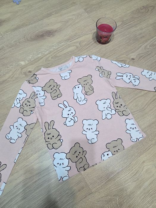 Bluzka r. 122/128 h&m koszulka z długim rękawem