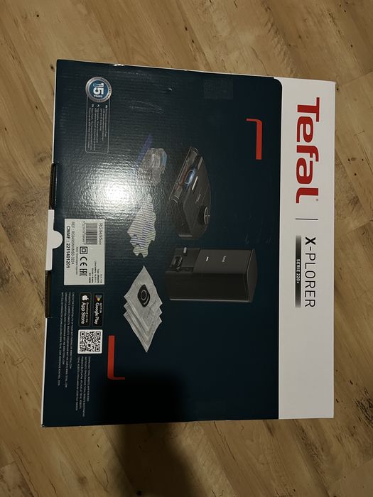 Robot odkurzająco-mopujący TEFAL X-PLORER S220+ RG9495 ANIMAL Czarny