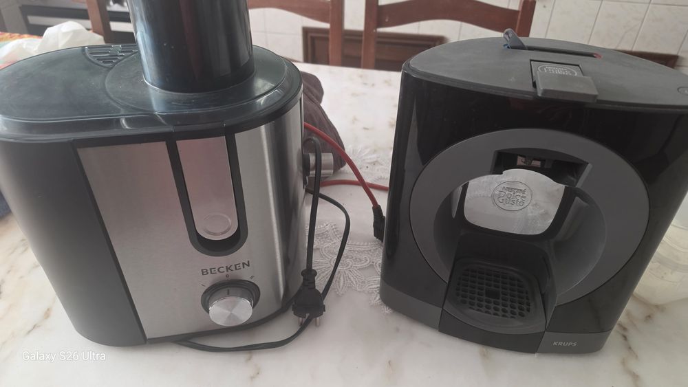 Triturador para sumos maquina de cafe funciona perfeitamente