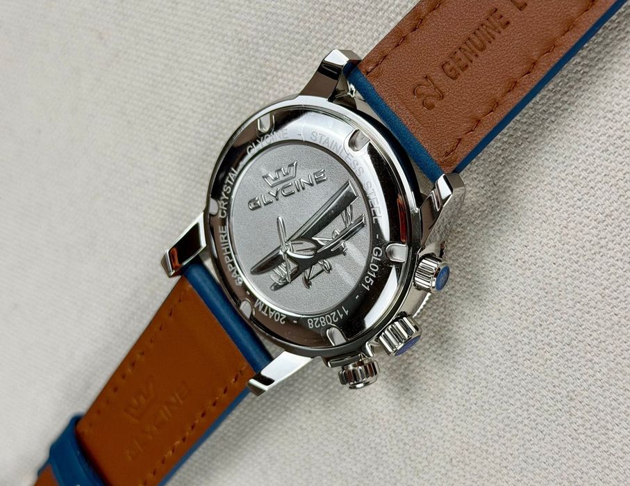Годинник швейцарський Glycine Airman GL0151 GMT 42 mm 200MT Swiss Made