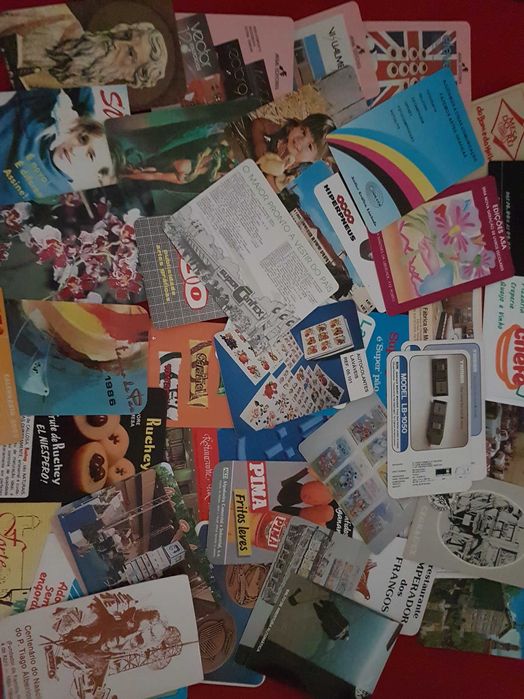 Calendários Décadas 80/90 e início Anos 2000