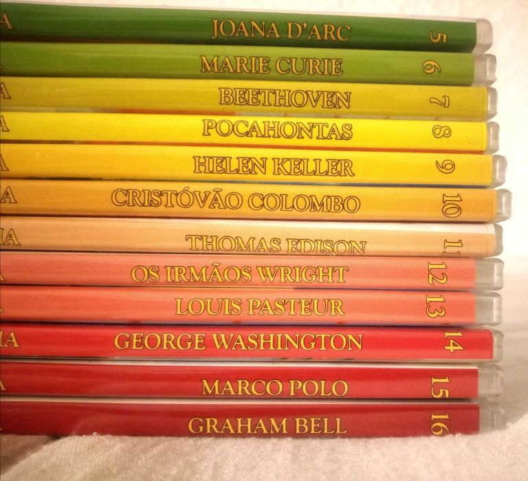 DVDs "Grandes Heróis da História"