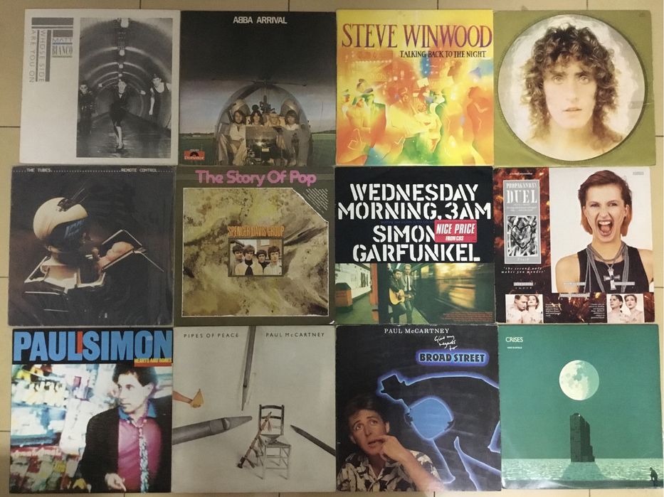 Discos de vinil McCartney,Propaganda,Abba,Roger Daltrey