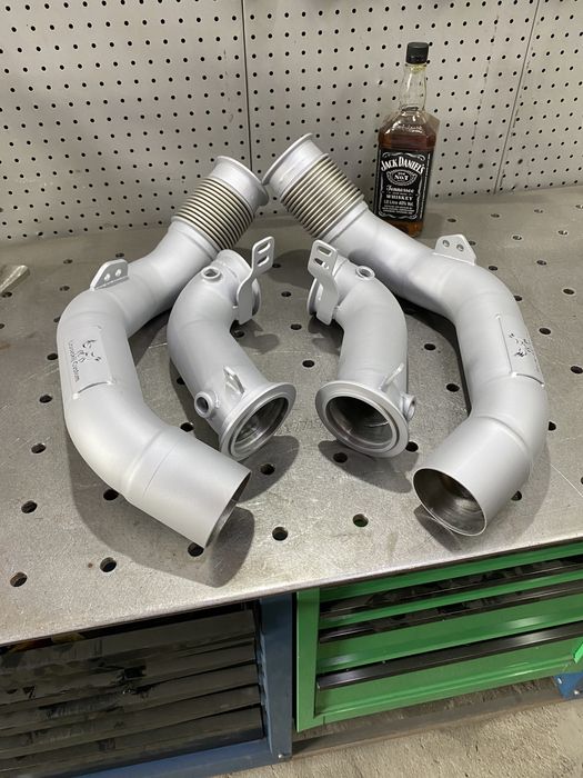 Downpipe даунпайп Mercedes c63 amg gt63s e63 downpipe