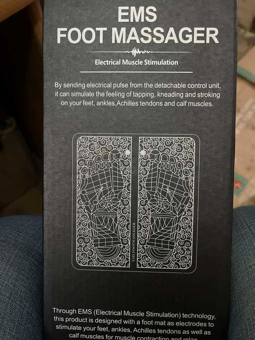 Масажний електричний килимок для ніг,Акупунктурний масажер ступні