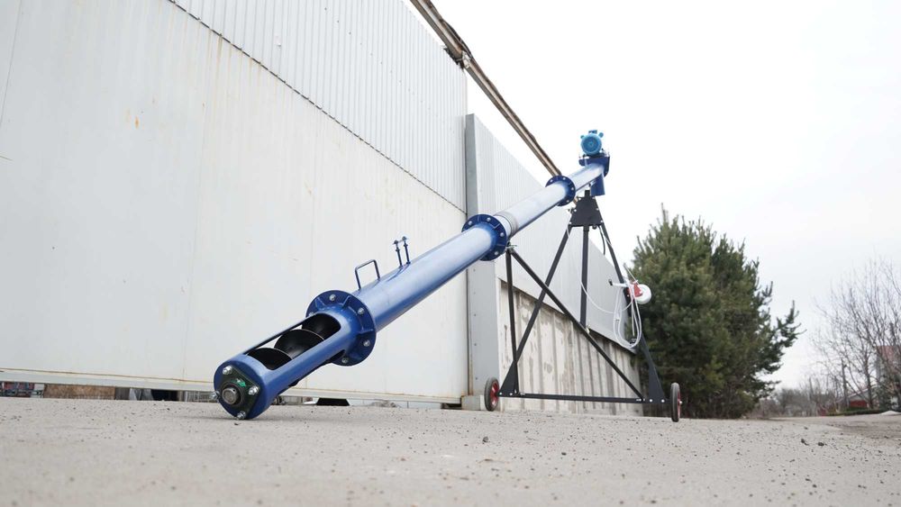 Транспортер зерна. Зернопогрузчик. Навантажувач шнековий, протруйник