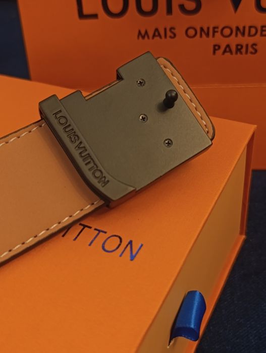 Pasek Louis Vuitton LV czarny