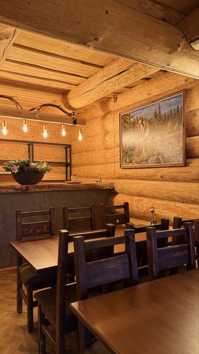 Котедж зі зрубу в Карпатах    12-17 осіб біля Буковеля